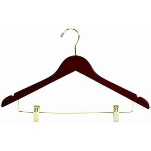 Flat Combination Hanger w/ Clips