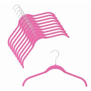 Slim-Line Pink Shirt Hanger