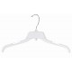 Unbreakable White Plastic Dress/Shirt Hanger