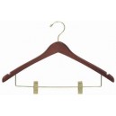 Contoured Combination Hanger w/ Clips