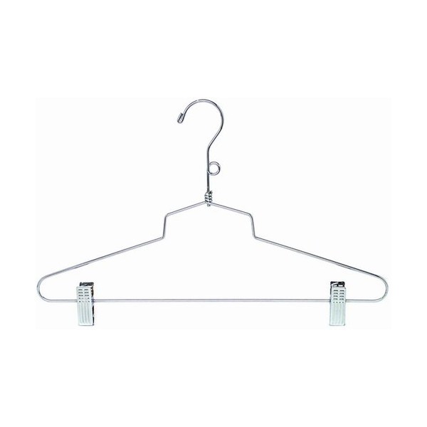 Hangers and Hangers - Metal Combination Hanger w/ Clips - 16